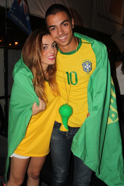 Brazil VS Cameroon at Beirut Fan Park